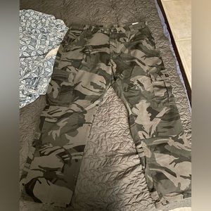 Wrangler Mens Camo Work Pants Size 34 by 29